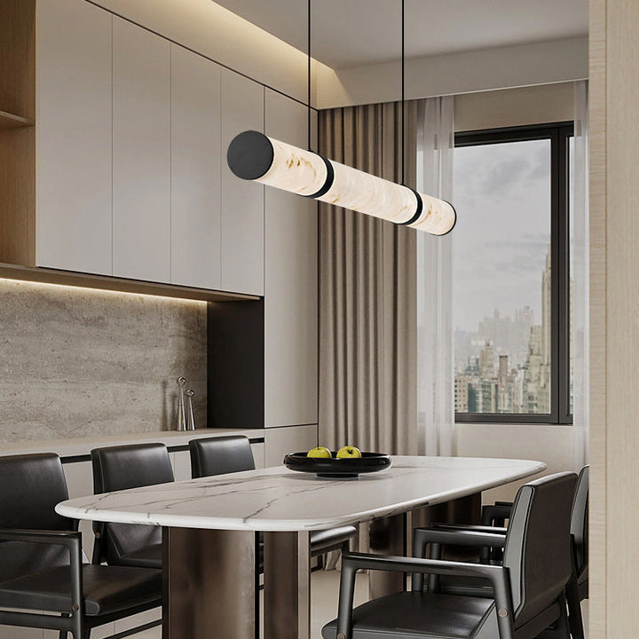 Modern Cylinder Iron LED Island Pendant Light