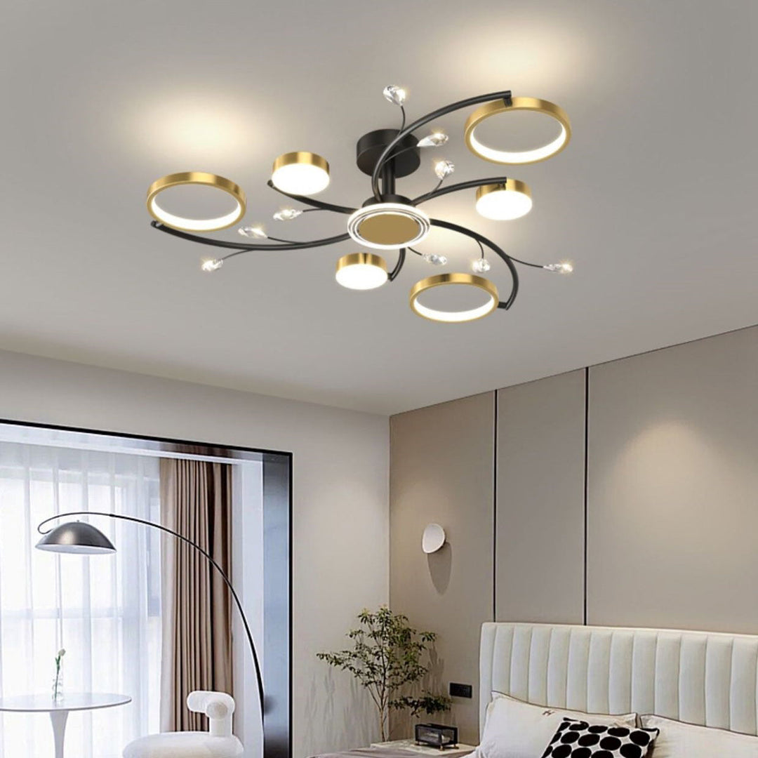 Nordic Branch Acrylic LED Semi-Flush Ceiling Light