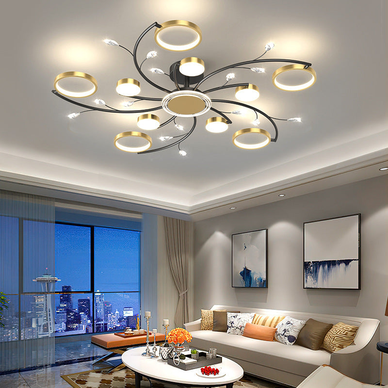 Nordic Branch Acrylic LED Semi-Flush Ceiling Light
