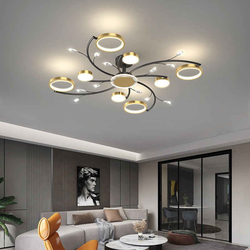 Nordic Branch Acrylic LED Semi-Flush Ceiling Light