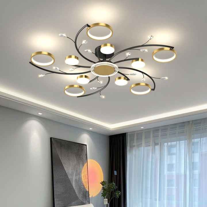 Nordic Branch Acrylic LED Semi-Flush Ceiling Light