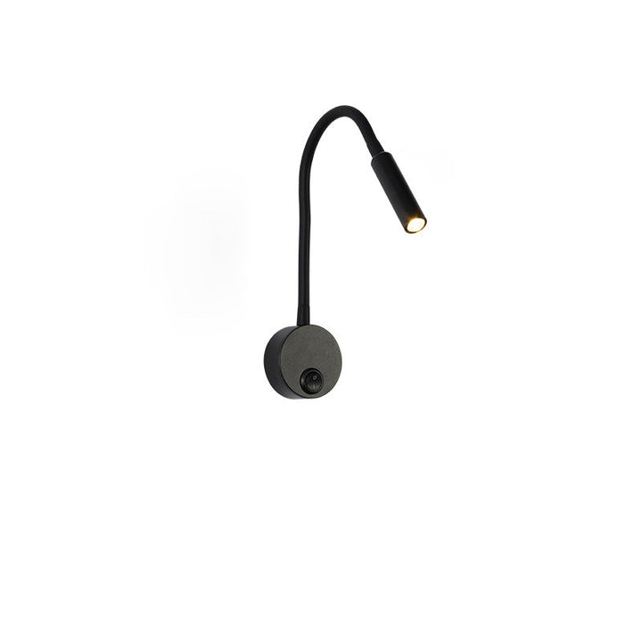 Minimalist Round Iron LED Reading Wall Light