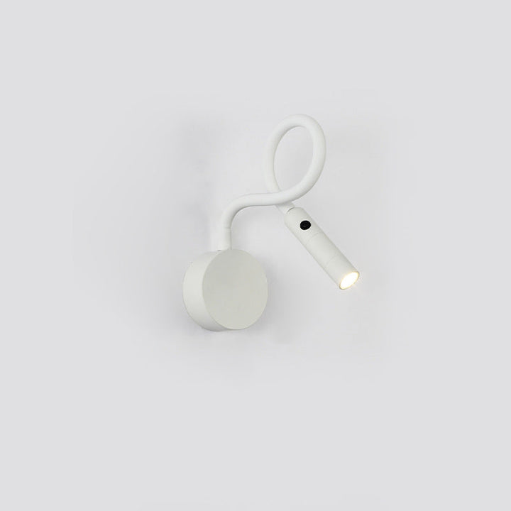 Minimalist Round Iron LED Reading Wall Light
