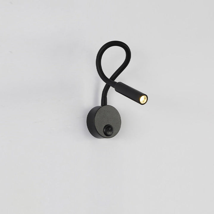 Minimalist Round Iron LED Reading Wall Light
