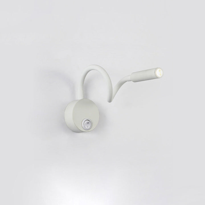 Minimalist Round Iron LED Reading Wall Light