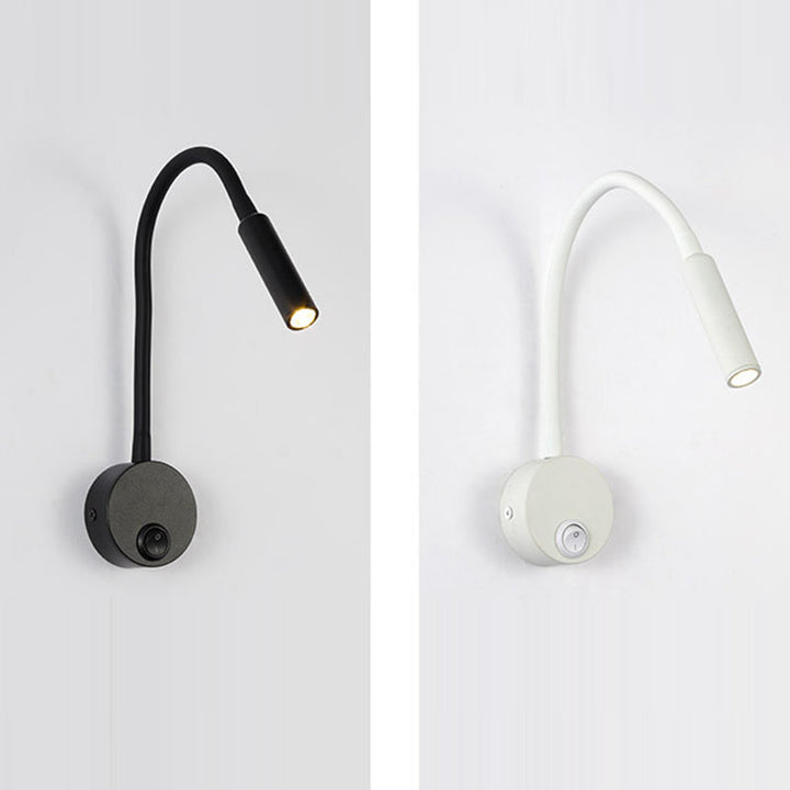 Minimalist Round Iron LED Reading Wall Light