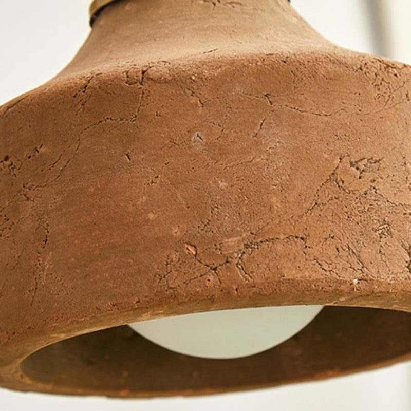Japanese Traditional Round Ceramic Pendant Light