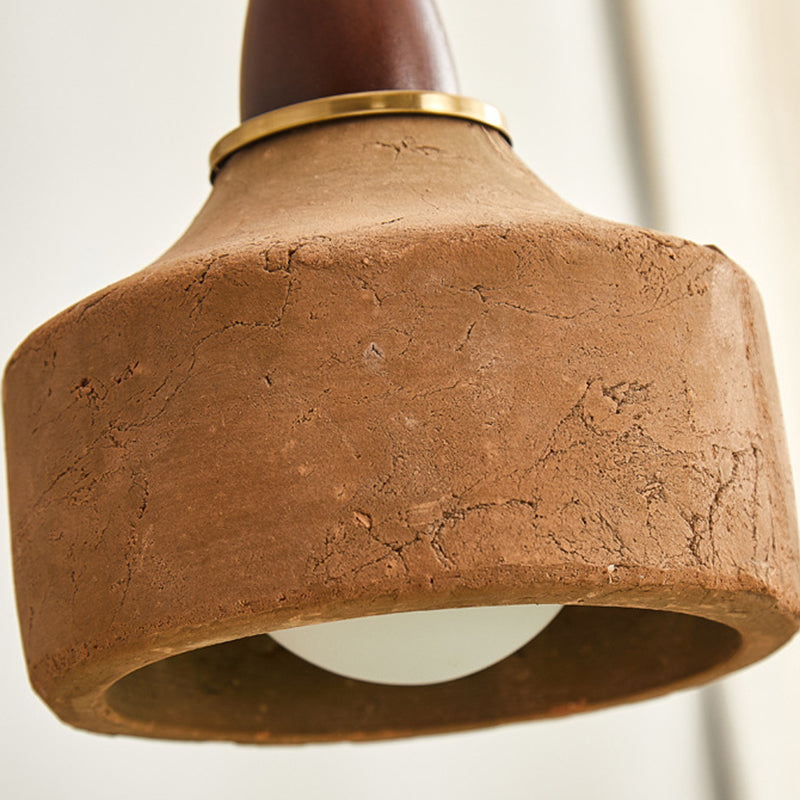 Japanese Traditional Round Ceramic Pendant Light