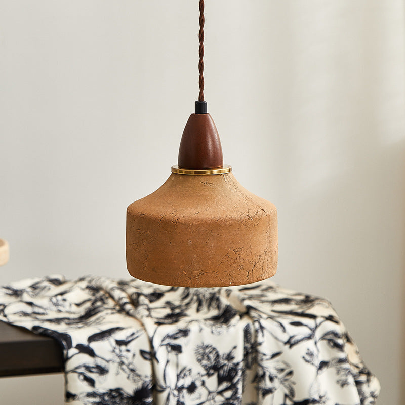 Japanese Traditional Round Ceramic Pendant Light