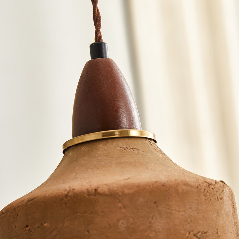 Japanese Traditional Round Ceramic Pendant Light