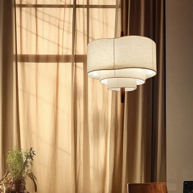 Traditional Solid Wood 3-Light Pendant Light