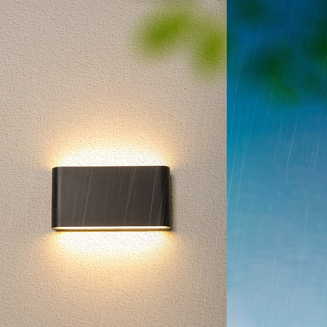 Patio Minimalist Aluminum Waterproof LED Outdoor Wall Light