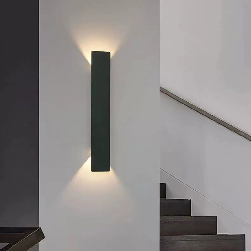 Long Minimalist Aluminum Waterproof LED Wall Sconce