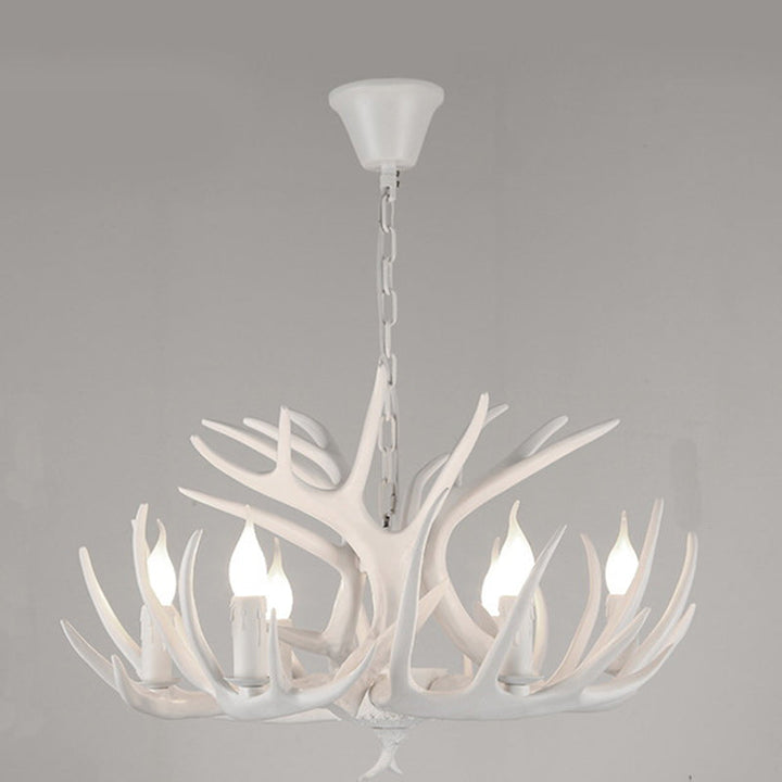 Art Deco Iron 12-Light Chandelier