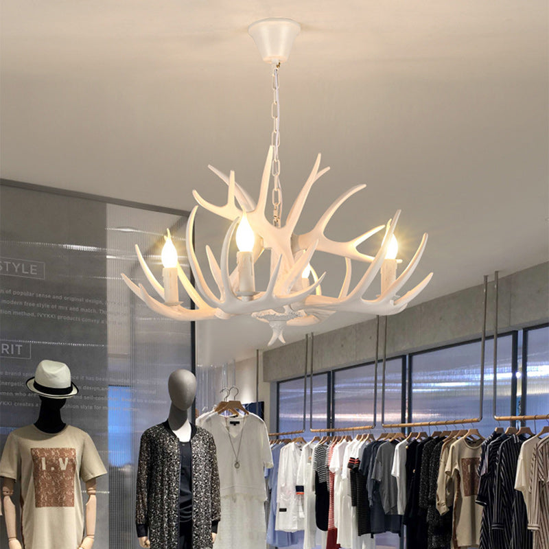 Art Deco Iron 12-Light Chandelier