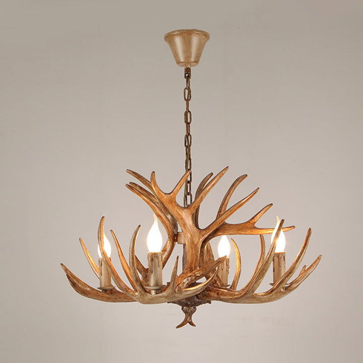 Art Deco Iron 12-Light Chandelier