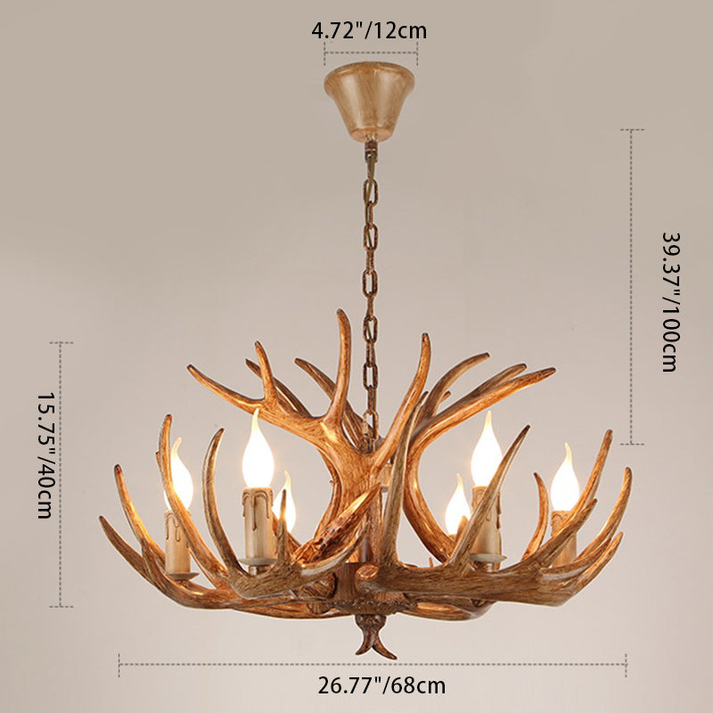 Art Deco Iron 12-Light Chandelier