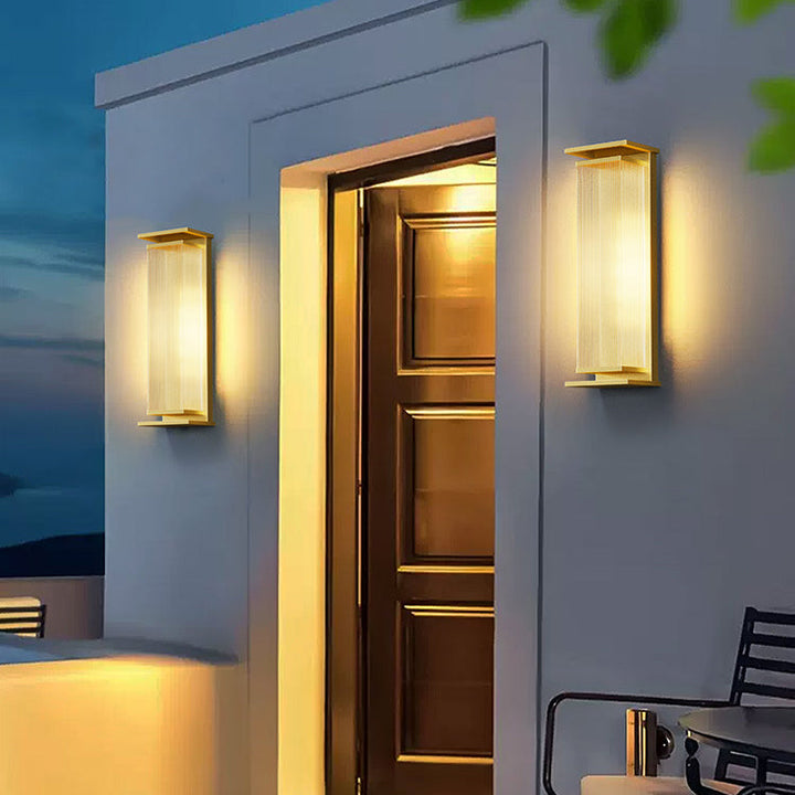Minimalist Stainless Steel Waterproof LED Wall Sconce