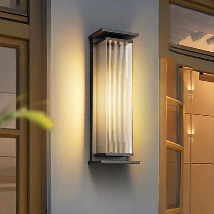 Minimalist Stainless Steel Waterproof LED Wall Sconce