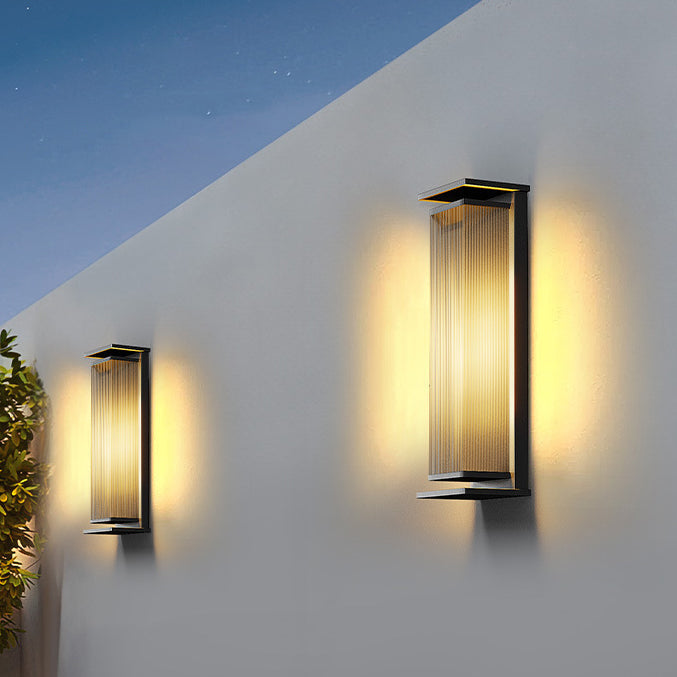 Minimalist Stainless Steel Waterproof LED Wall Sconce