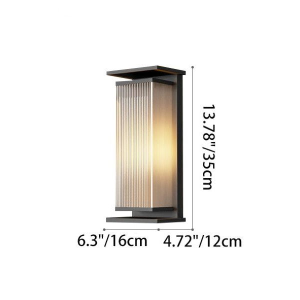 Minimalist Stainless Steel Waterproof LED Wall Sconce