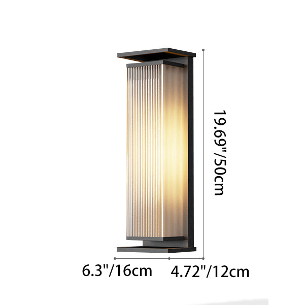 Minimalist Stainless Steel Waterproof LED Wall Sconce