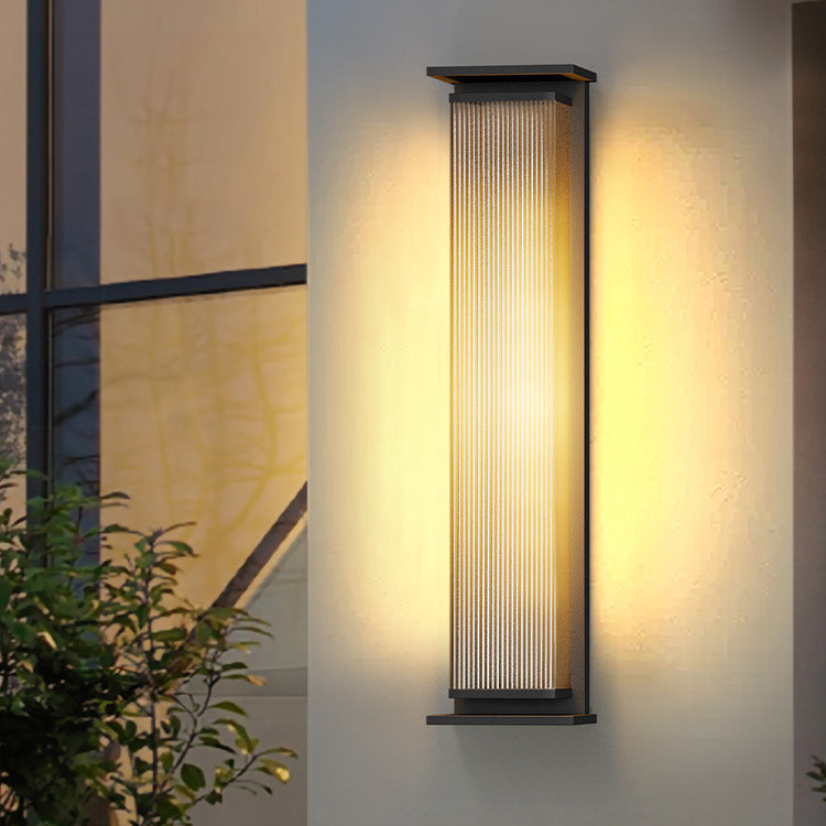 Minimalist Stainless Steel Waterproof LED Wall Sconce