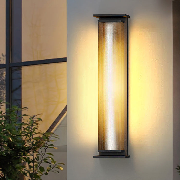 Minimalist Stainless Steel Waterproof LED Wall Sconce