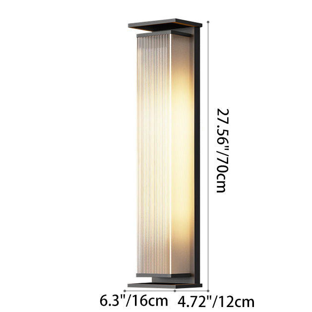 Minimalist Stainless Steel Waterproof LED Wall Sconce