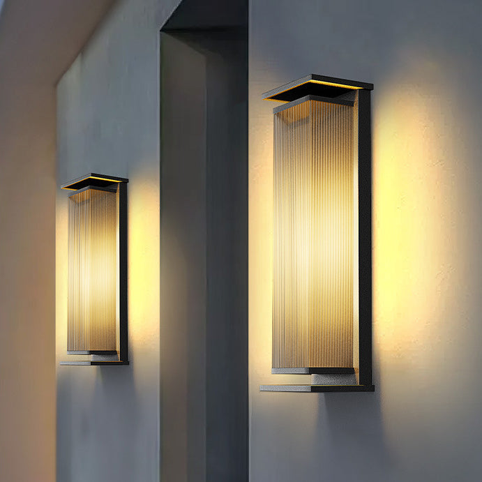 Minimalist Stainless Steel Waterproof LED Wall Sconce