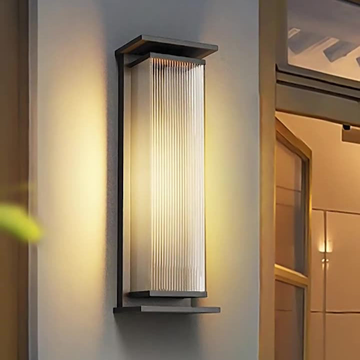 Minimalist Stainless Steel Waterproof LED Wall Sconce