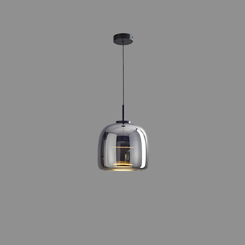 Nordic Cylinder Copper LED Pendant Light