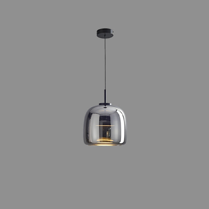 Nordic Cylinder Copper LED Pendant Light