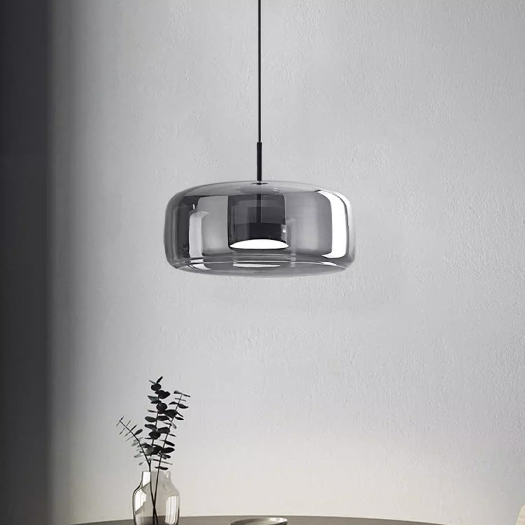 Nordic Cylinder Copper LED Pendant Light