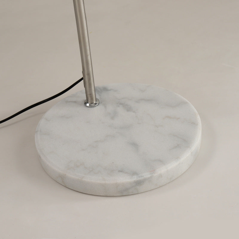 Minimalist Round Stainless Steel Floor Lamp
