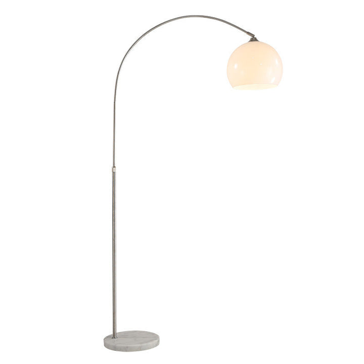 Minimalist Round Stainless Steel Floor Lamp