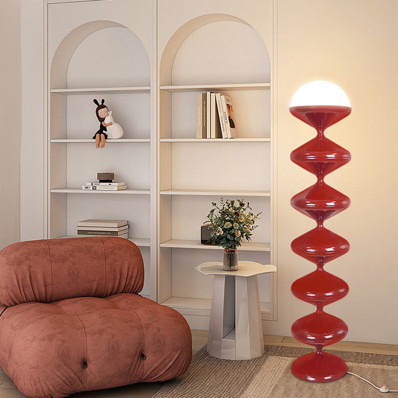 Nordic Round Acrylic Floor Lamp