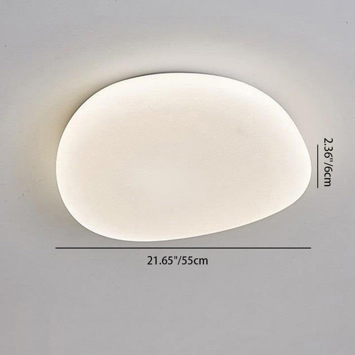 Pebble Minimalist Acrylic LED Flush Mount Ceiling Light