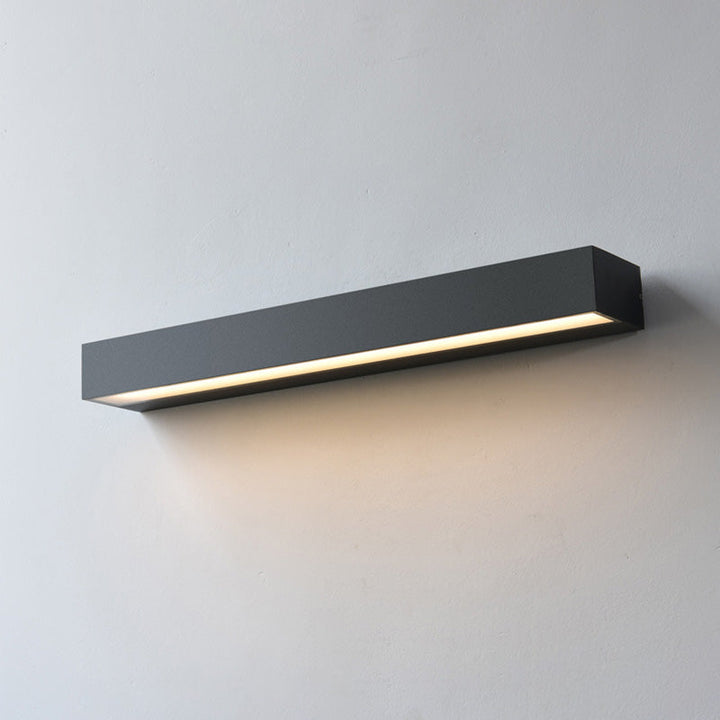 Minimalist Rectangular Aluminum Waterproof LED Garden Light
