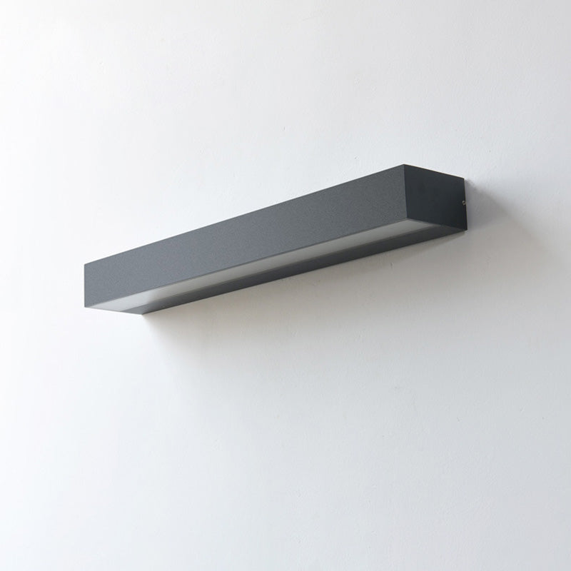 Minimalist Rectangular Aluminum Waterproof LED Garden Light