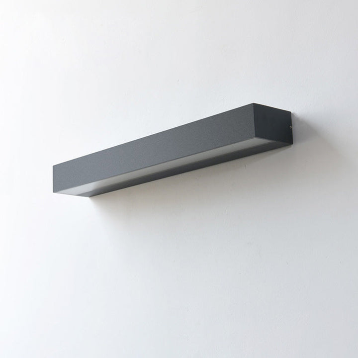 Minimalist Rectangular Aluminum Waterproof LED Garden Light