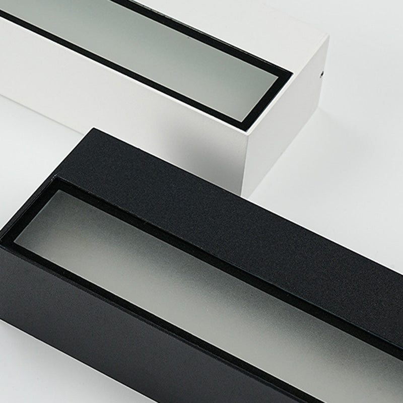 Minimalist Rectangular Aluminum Waterproof LED Garden Light