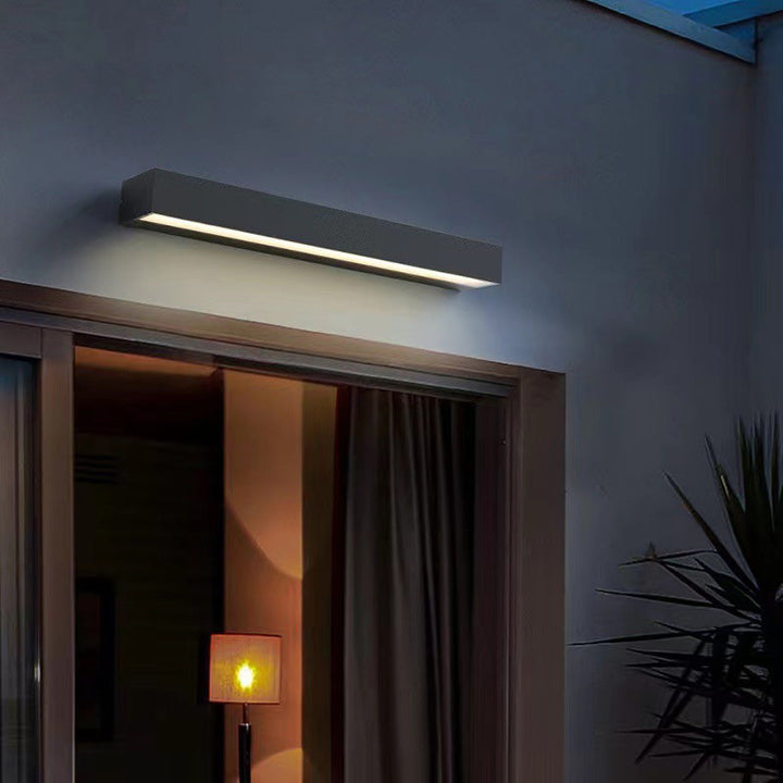 Minimalist Rectangular Aluminum Waterproof LED Garden Light