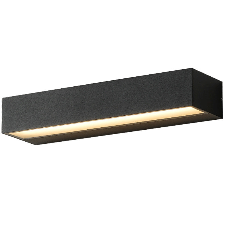 Minimalist Rectangular Aluminum Waterproof LED Garden Light