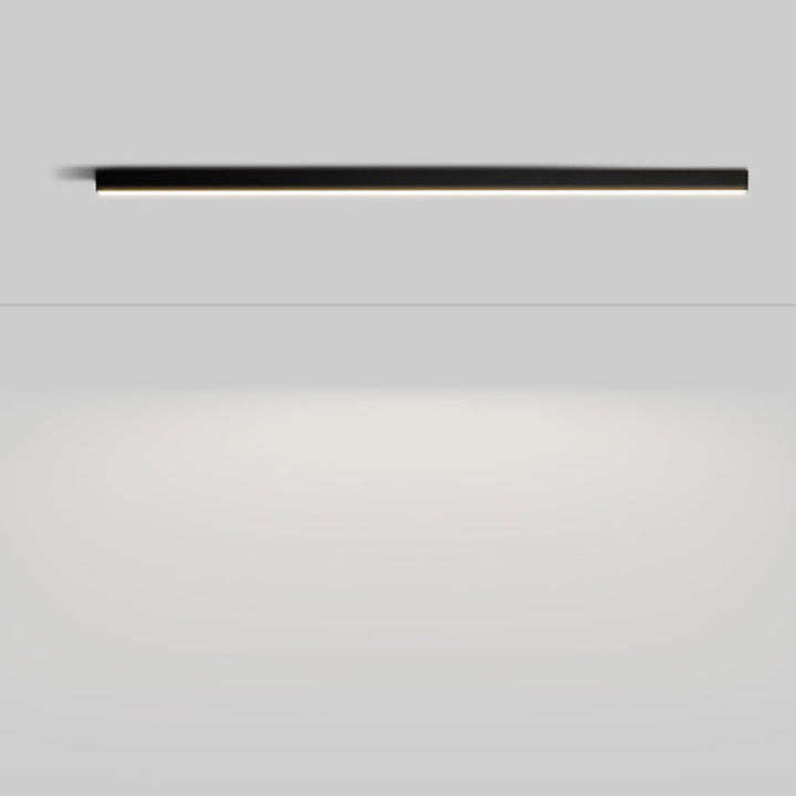 Minimalist Aluminum LED Flush Mount Ceiling Light Long
