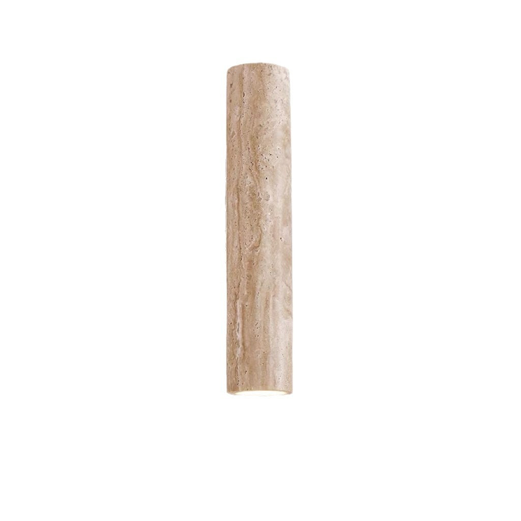 Nordic Cylinder Wood 2-Light Wall Sconce