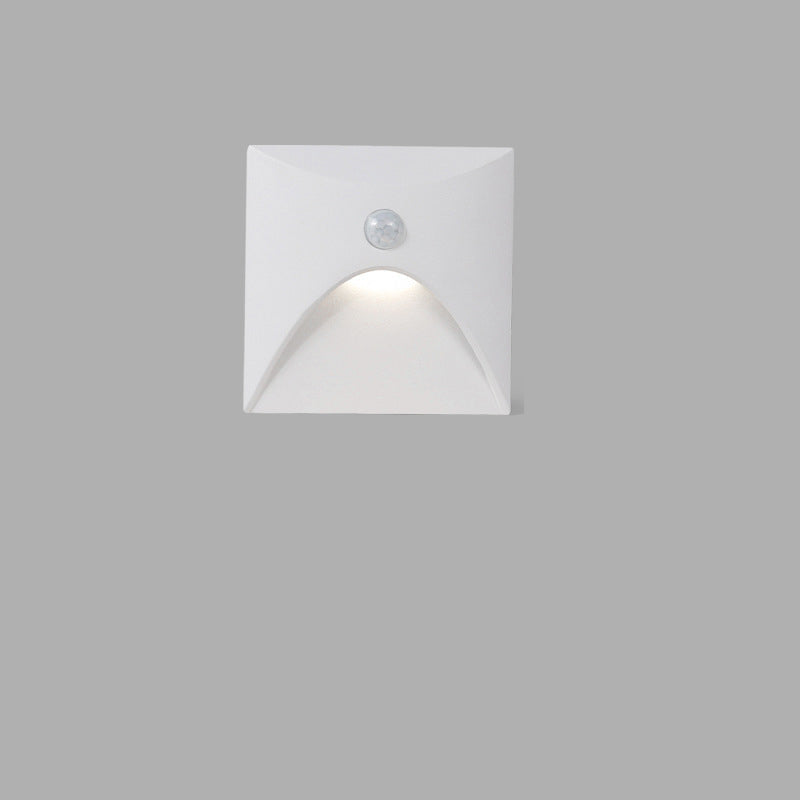 Round Modern Square Aluminum Waterproof LED Wall Sconce