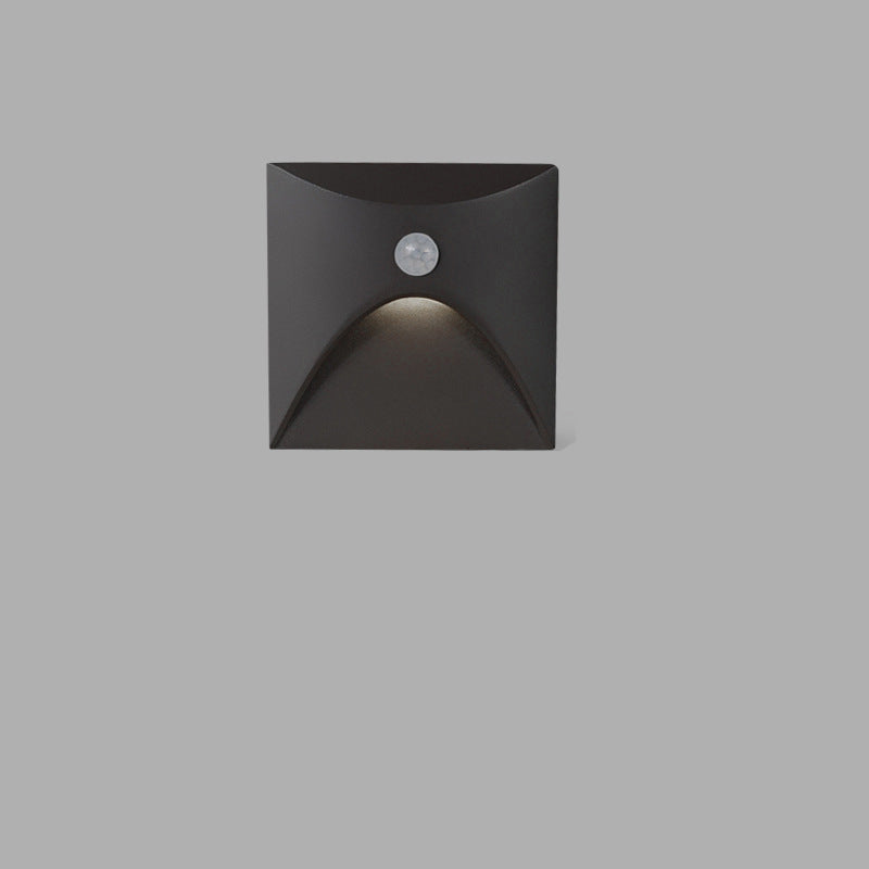 Round Modern Square Aluminum Waterproof LED Wall Sconce