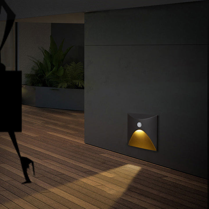 Round Modern Square Aluminum Waterproof LED Wall Sconce