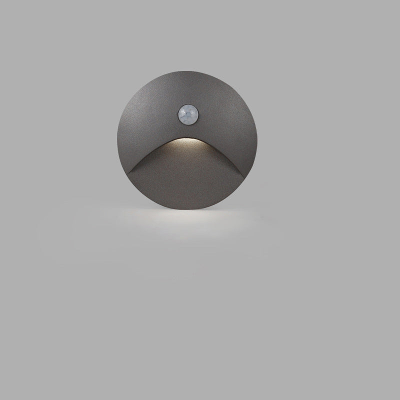 Round Modern Square Aluminum Waterproof LED Wall Sconce